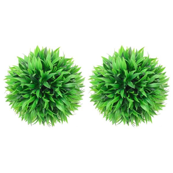 vidaXL Artificial Boxwood Ball Mixed Green Polyethylene Small