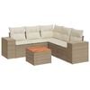 vidaXL Garden Sofa Set Beige