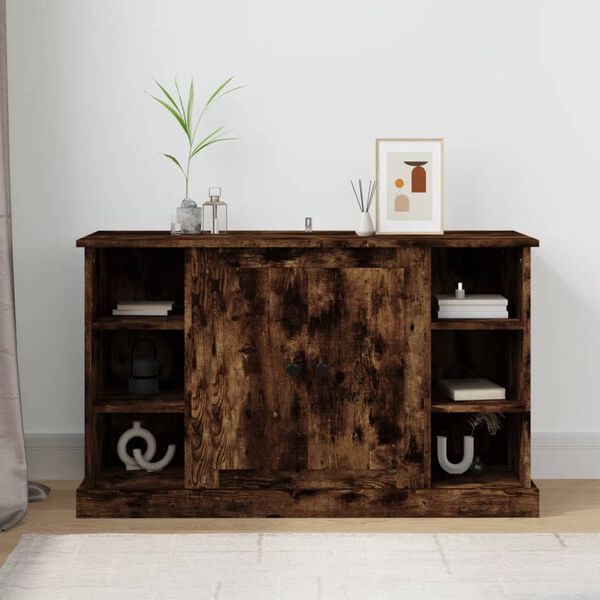 vidaXL Sideboard Smoked Oak Engineered Wood