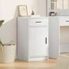 vidaXL Sideboard with Drawer White 40 x 40.5 x 75 cm Engineered wood