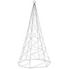 vidaXL Christmas Tree Warm White Copper 70.9 in Collapsible