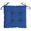 vidaXL Chair Cushion Set of 2 Blue Oxford fabric (100% polyester)