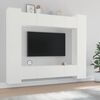 vidaXL TV Cabinet Set Set of 8 White Engineered wood Set of 8