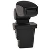 vidaXL Car Armrest Black 6.7"x12.6"x(14.6"-20.9") ABS