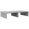 vidaXL Monitor Stand Concrete Grey 19.7x10.6x3.9" Engineered Wood