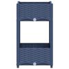 vidaXL Raised Bed Blue grey Polypropylene 15.7 in x 15.7 in x 28.0 in