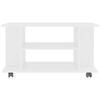 vidaXL TV Cabinet White Engineered Wood Compact TV Cabinet Rectangular