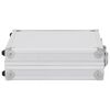 vidaXL Gun Case Aluminum ABS Silver