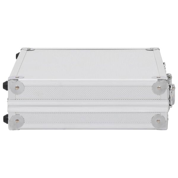 vidaXL Gun Case Aluminum ABS Silver