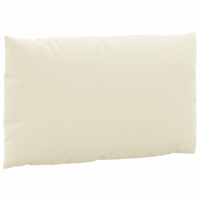 vidaXL Pallet Cushions 2 pcs Cream White Oxford Fabric