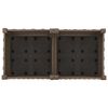 vidaXL Raised Bed Brown Polypropylene 31.5x15.7x28.0 in Durable