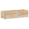 vidaXL Garden Planter Natural Pine Solid Pine Wood Large Foldable