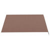 vidaXL Replacement Awning Fabric Brown 100% Polyester with PU coating