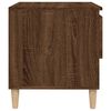 vidaXL Bedside Table Brown oak Engineered wood Medium Bedside Table