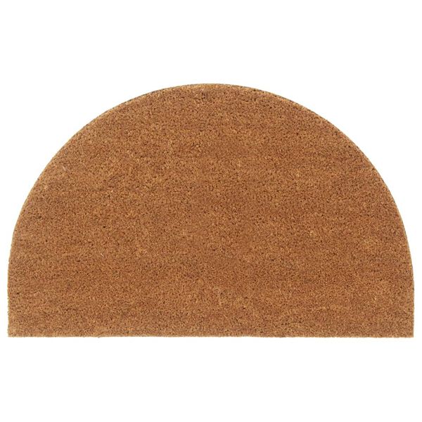 vidaXL Door Mat Natural Coir, PVC 19.7 x 31.5 in Non-slip Door Mat