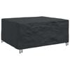 vidaXL Furniture Cover Plain Black 78.74 x 64.96 x 31.50 in 600D