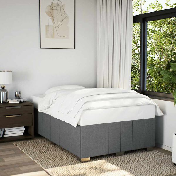 vidaXL Bed Frame Dark Grey