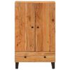 vidaXL Highboard Natural Wood Solid Acacia wood with a natural finish, Iron
