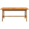 vidaXL Coffee Table Brown Solid Acacia wood