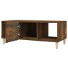 vidaXL Coffee Table Smoked Oak Engineered Wood Coffee Table Rectangular