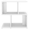 vidaXL Bedside Cabinet Set of 2 White Engineered Wood Bedside Cabinet