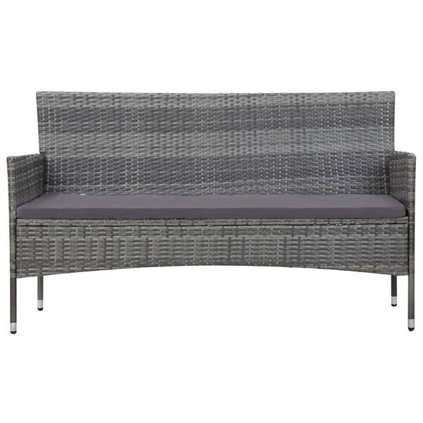 vidaXL Sofa Set Grey