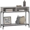 vidaXL Console Table Grey Sonoma Engineered wood, metal Console Table