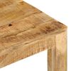 vidaXL Coffee Table Natural Solid Mango Wood Small Durable