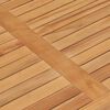 vidaXL 5 Piece Garden Dining Set 47.2" x 27.6" Solid Teak Wood