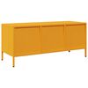 vidaXL TV Cabinet Mustard Yellow Cold-rolled Steel Medium TV Cabinet