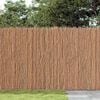 vidaXL Brushwood Fence Brown 157.48 x 59.06 in Brushwood