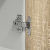 vidaXL Hanging Cabinet Sonoma Oak Engineered Wood Medium Hanging Cabinet
