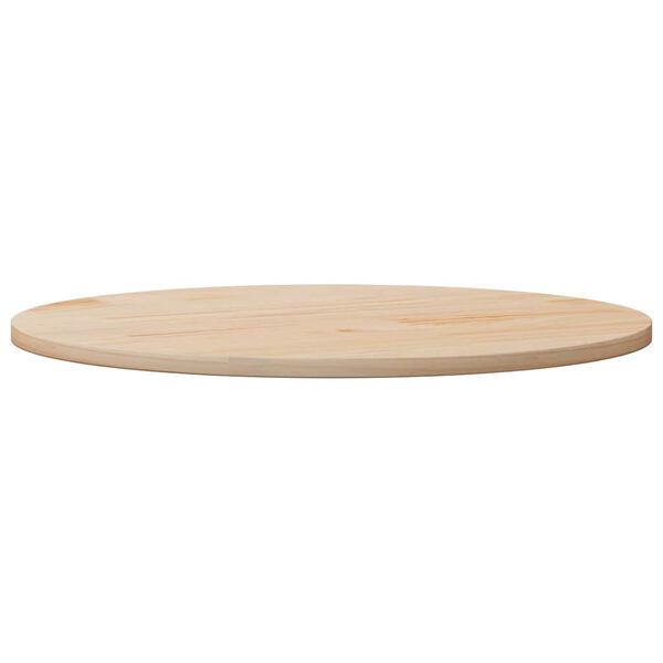 vidaXL Table Top &Oslash;35.4"x1" Solid Wood Pine