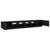 vidaXL TV Cabinet Set 3 pcs Black 102.36 x 13.78 x 15.75 in