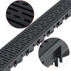 vidaXL Drainage Channels Plastic 6.6 ' (2x142882)
