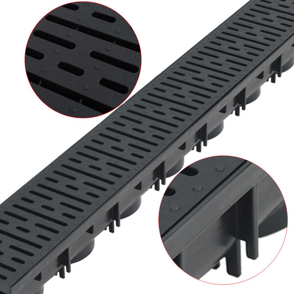 vidaXL Drainage Channels Plastic 6.6 ' (2x142882)