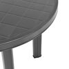 vidaXL Garden Table Anthracite Plastic Medium Durable Garden Table