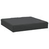 vidaXL Pallet Cushion Black Oxford fabric (100% polyester) One Size