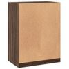 vidaXL Wardrobe Brown oak Engineered wood Medium Wardrobe Rectangular