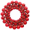 vidaXL Christmas Wreath Red Polystyrene 17.7 in diameter