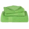 vidaXL Soap Towel Set of 10 Apple Green 100% Cotton 11.8 x 11.8 in