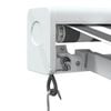vidaXL Retractable Awning Anthracite and White