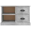 vidaXL TV Cabinet Concrete Grey Engineered Wood Medium TV Cabinet
