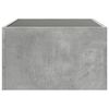 vidaXL Coffee Table Concrete Grey Engineered wood, Glass Compact