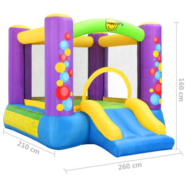 Happy Hop Inflatable Bouncer Multicolor Laminated PVC and polyester Large