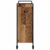 vidaXL Kitchen Trolley Old Wood 27.56 x 11.81 x 32.28 in