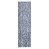 vidaXL Insect Curtain Blue, White and Silver 22.0x72.8" Chenille