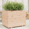 vidaXL Garden Planter Natural wood Solid pine wood Large