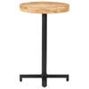 vidaXL Bistro Table Natural Wood Rough Mango Wood Small Durable