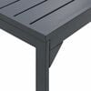 vidaXL Extension Table 2 pcs Anthracite 210 x 90 x 73 cm Steel